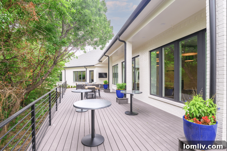 Clean and inviting interior design of the renovated Dallas Builders Association office.
