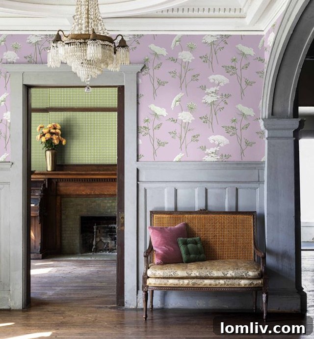 Sarah Jessica Parker inspired wallpaper pattern