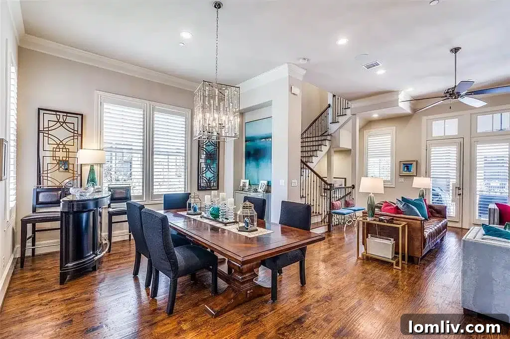 Spacious and Bright Open Concept Living Area with Abundant Natural Light