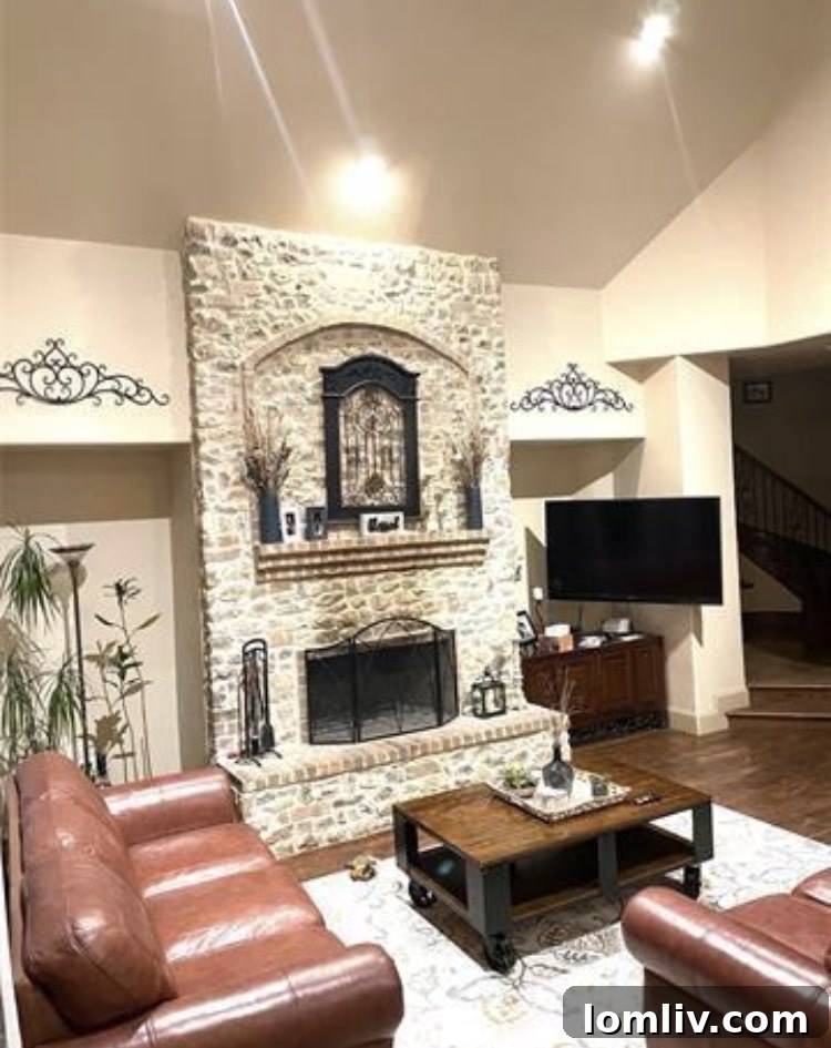 Gourmet kitchen with a large wrap-around breakfast bar and modern appliances