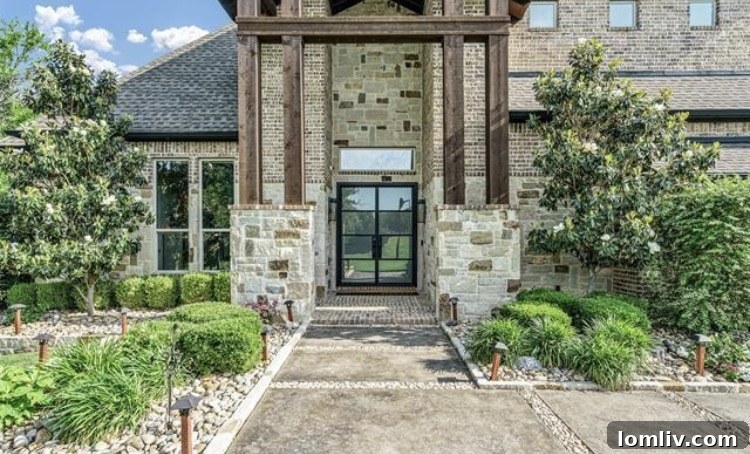 Gourmet kitchen with large island, high-end appliances, and ample counter space