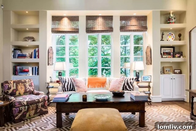 Expansive living space with custom detailing in a luxury Dallas home