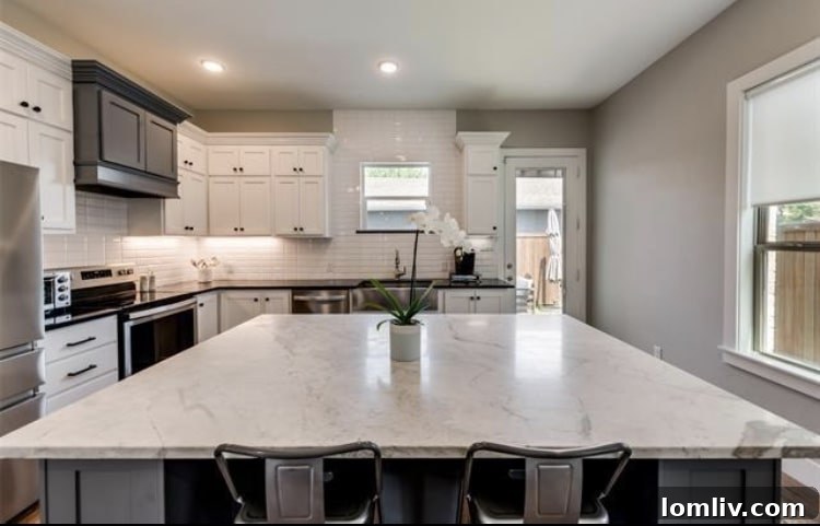 Modern Townhome Kitchen in West Dallas