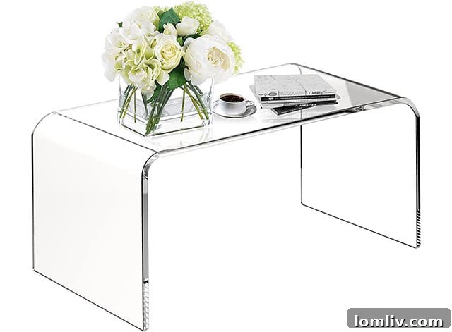 NEJHC Acrylic Coffee Table