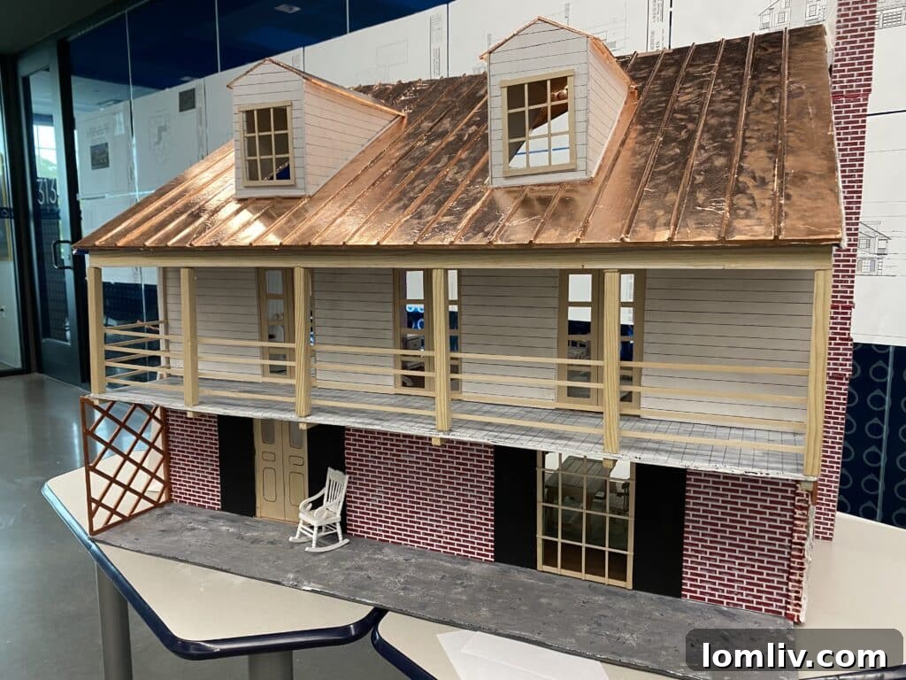 Highland Park MAPS students’ dollhouse