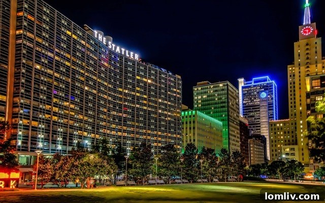 Statler-Exterior-Night