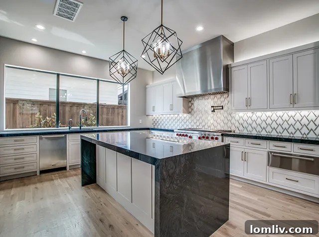 Modern custom kitchen designed by Pytcher Real Estate Group