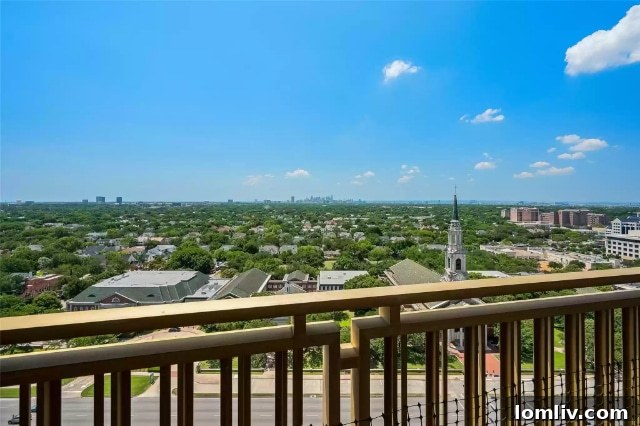 Preston Tower Dallas Condo Interior