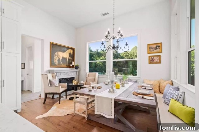 Spacious two-story library, filled with books and featuring comfortable seating, a perfect retreat for reading and reflection