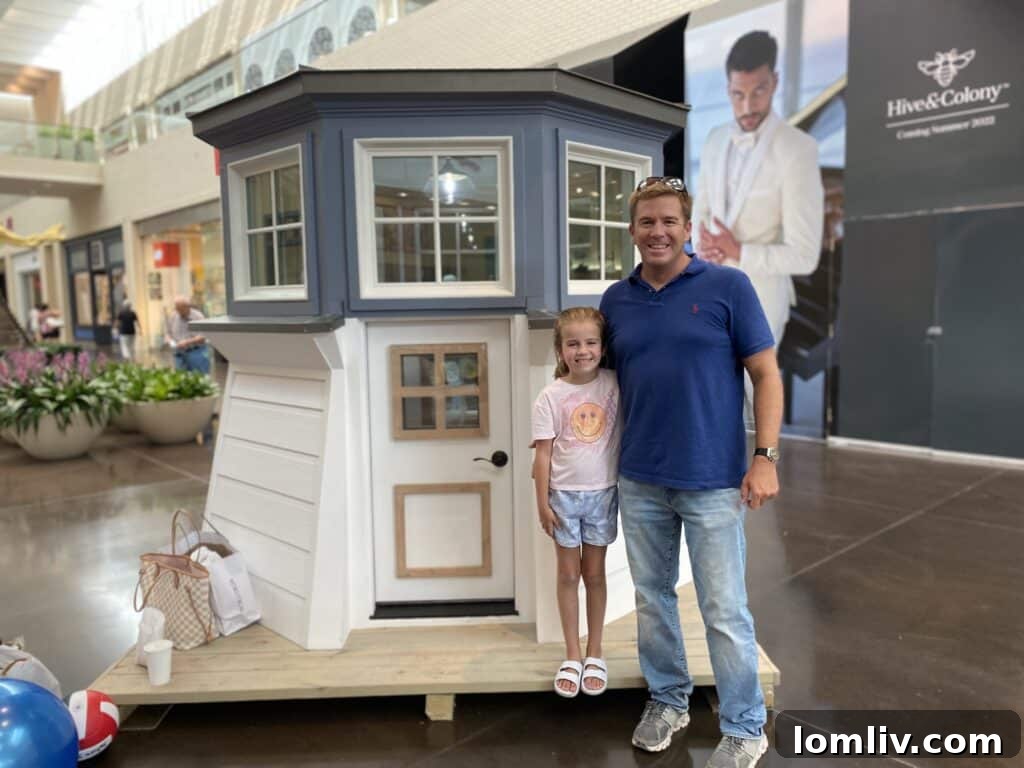 Parade of Playhouses Comes Alive at NorthPark Center 5 Close-up of a meticulously crafted playhouse exterior at the Parade of Playhouses