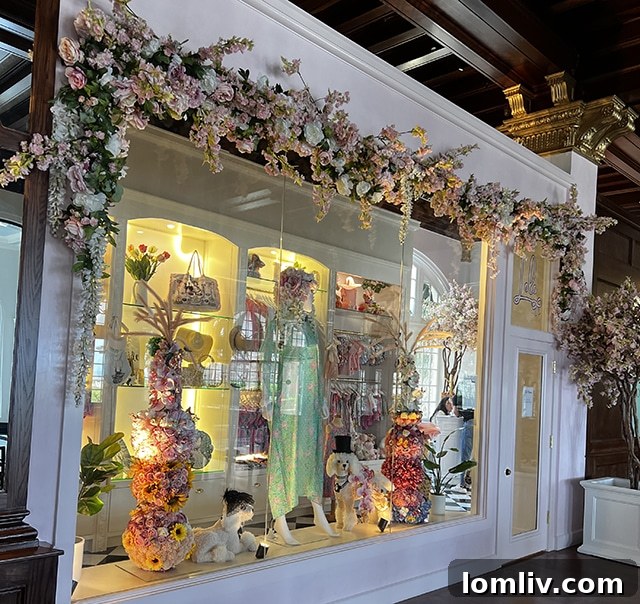Lolo, the Grand Galvez's boutique, offering unique and stylish merchandise.