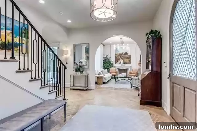 Gourmet kitchen featuring a large central island with seating, state-of-the-art stainless steel appliances, and ample cabinet space, perfect for culinary enthusiasts