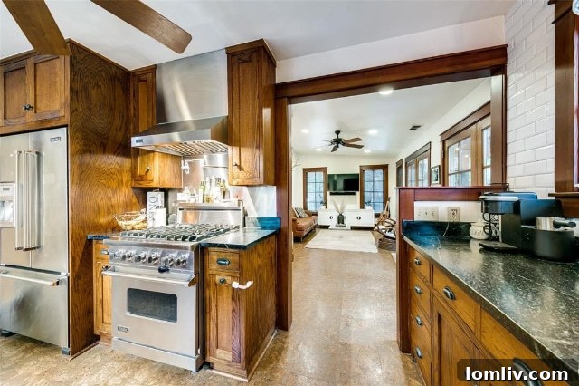Detailed view of the luxurious kitchen amenities