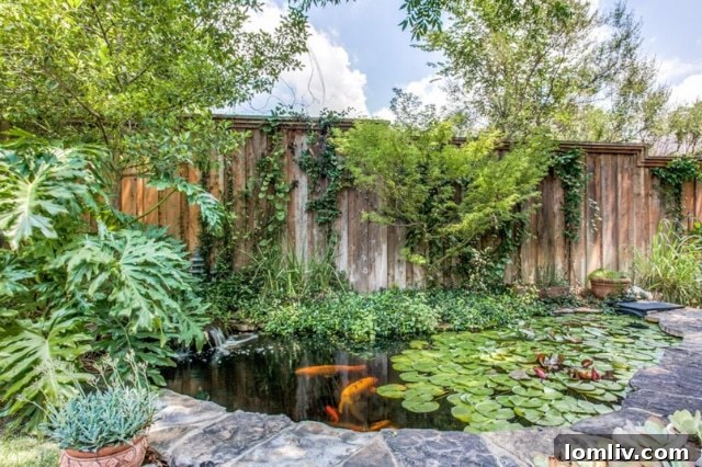 Lush foliage and privacy in the garden