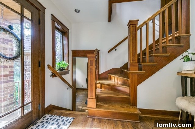 Architectural detail of the 1925 Storybook Tudor home in Ravinia Heights