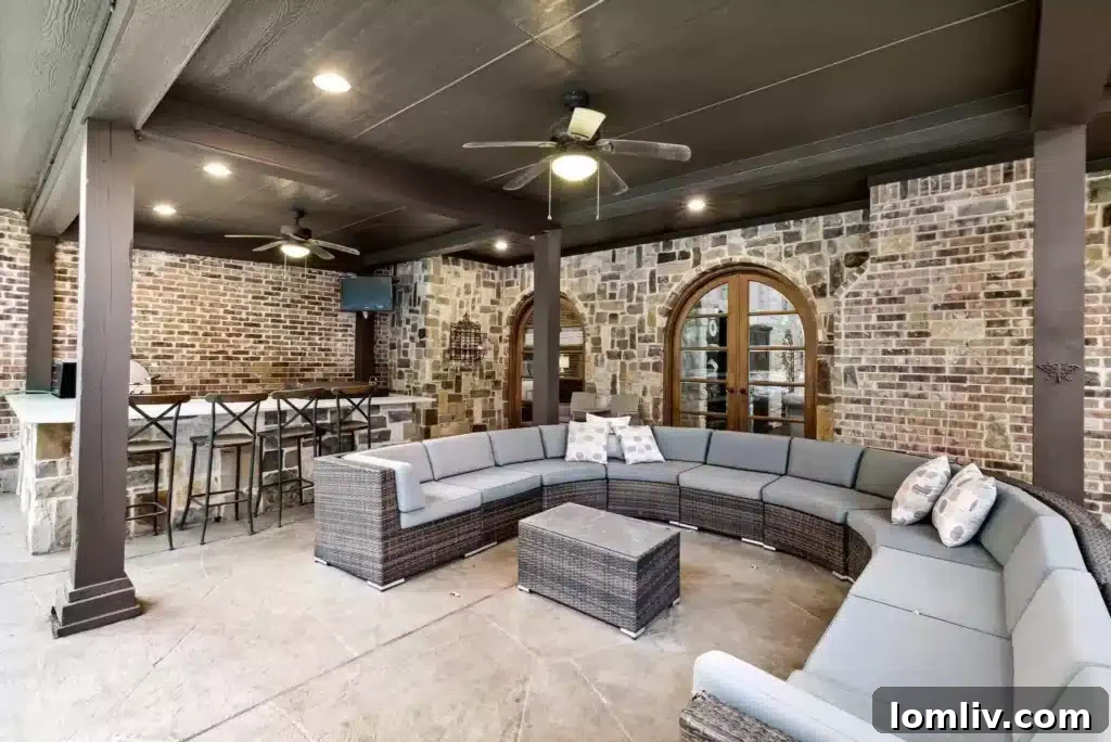 A Flower Mound Fairy Tale Home 15 Spacious Multi-Vehicle Garage Interior