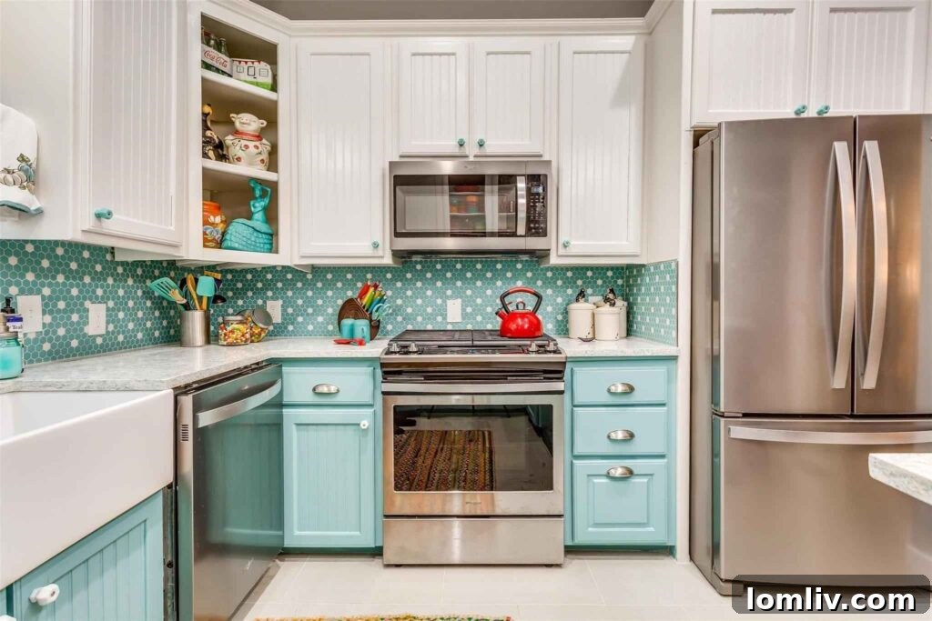 Close-up of stylish kitchen design at 4500 Meadowbrook Drive