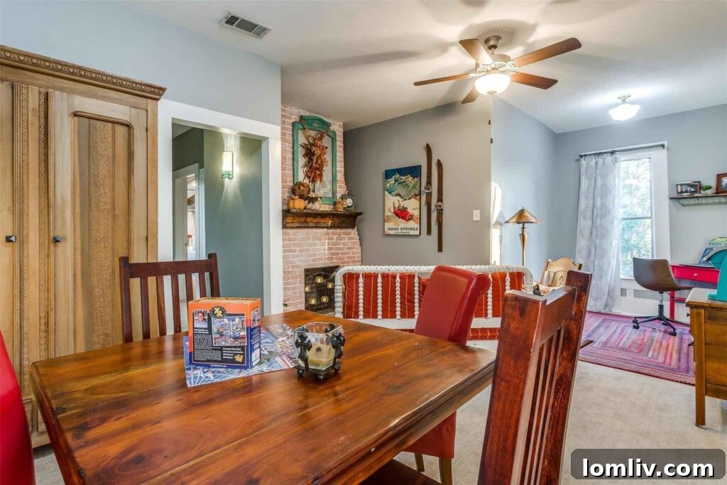 Vintage claw-foot tub in a renovated bathroom at 4500 Meadowbrook Drive