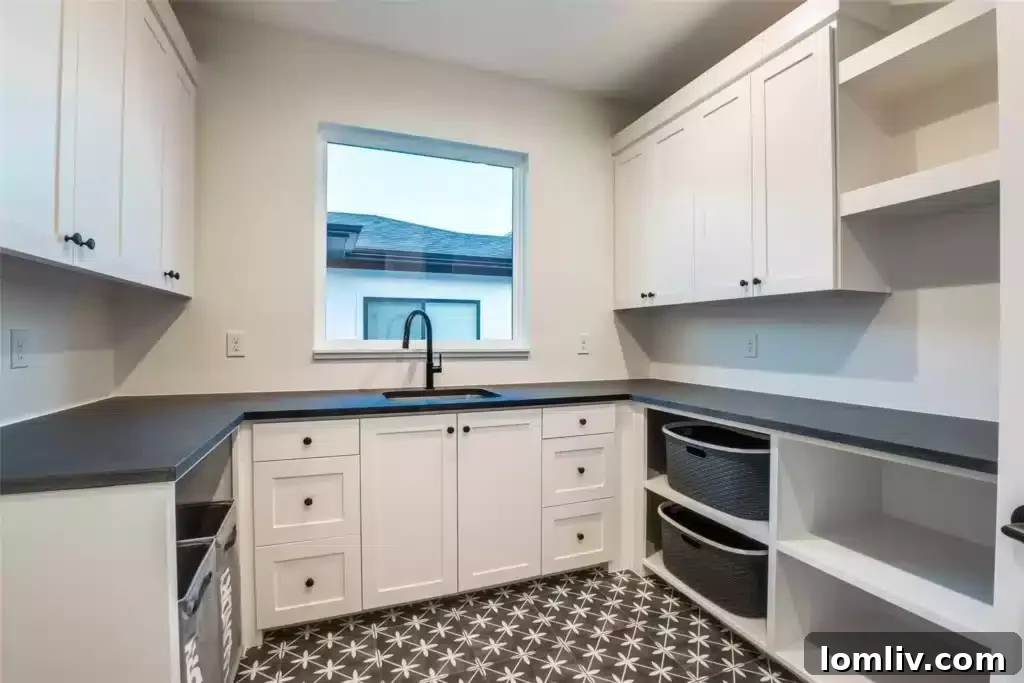 Modern and Functional Laundry Room