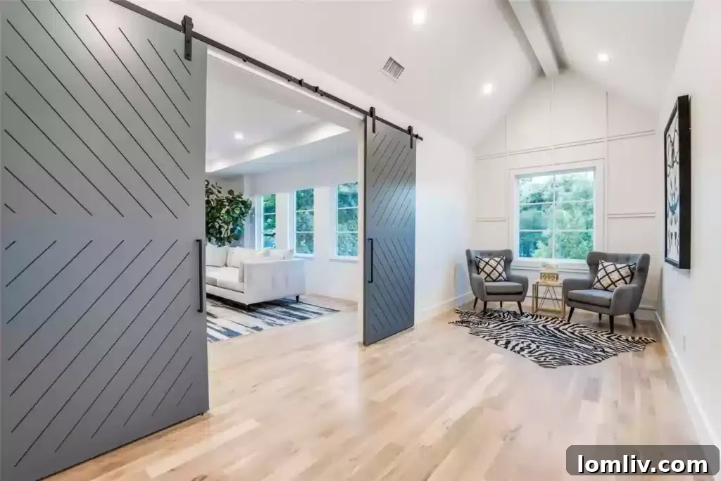 Versatile Upstairs Flex Space for Game Room or Office