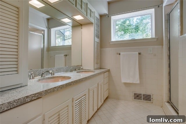 Kitchen or Dining Area with Brick Flooring