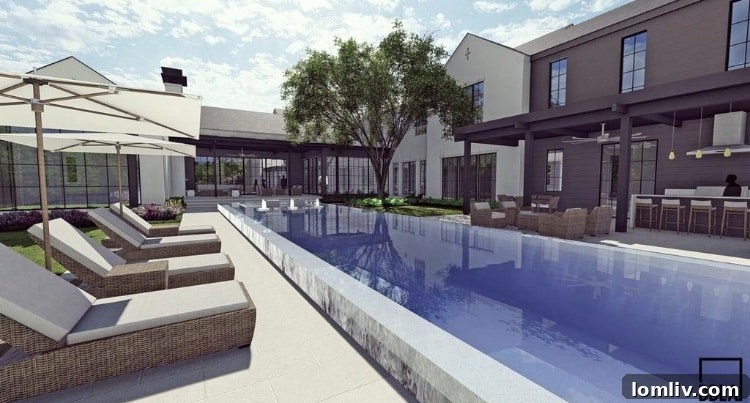 Bluffview Lands Texas Most Expensive Home Dallas Fills July Top 10 14 Walnut Hill Lane estate infinity pool and spa