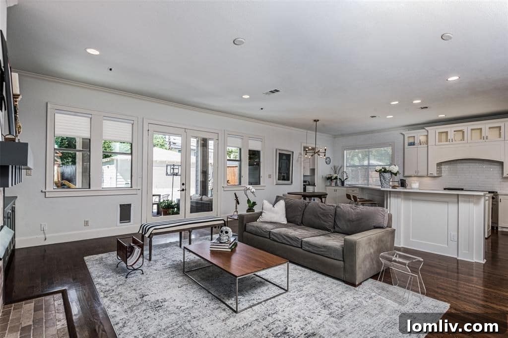 Modern Craftsman Revival 8 Modern formal living room with stylish decor