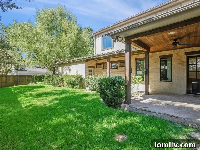 Charming Backyard Patio with Lush Landscaping - 5354 Vanderbilt