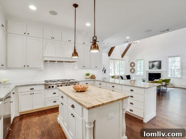 Gourmet Chef's Kitchen with Large Island and High-End JennAir Appliances - 5354 Vanderbilt