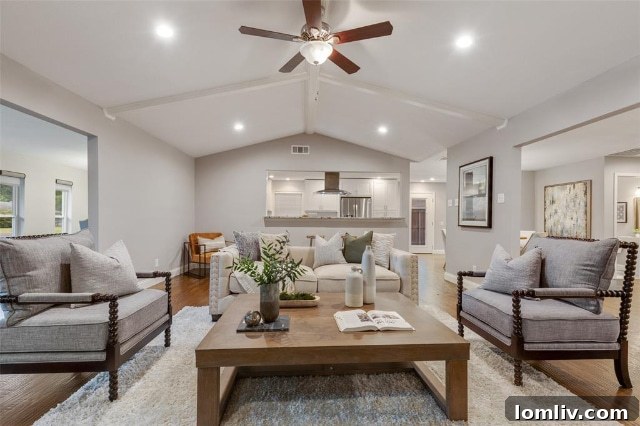 Elegant Dining and Living Areas