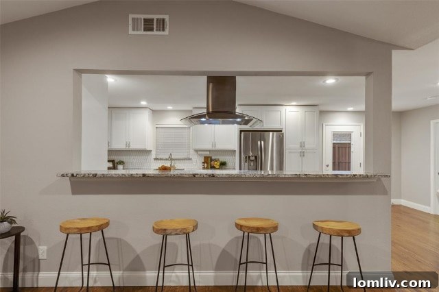 View of the Chef's Kitchen in Ranch Home