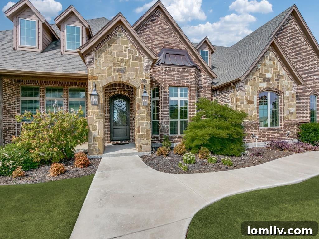Luxury Exterior and Landscaping