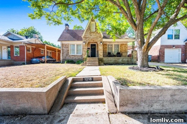 Elegant Tudor Home Exterior on Elmwood Blvd, Oak Cliff