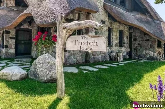 Collection of Earl Young's unique 'Gnome Homes' in Charlevoix