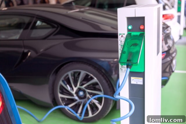 Fresh Perspectives on Dallas Luxury High Rise Real Estate 11 Electric vehicle charging stations in a modern luxury high-rise garage in Dallas