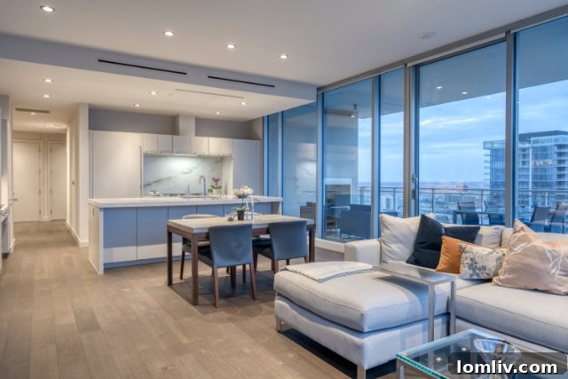 Fresh Perspectives on Dallas Luxury High Rise Real Estate 5 Spacious living area in a high-end Dallas condo