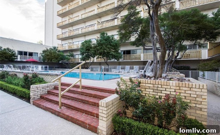 Interior view of a modern condominium, possibly in Preston Tower