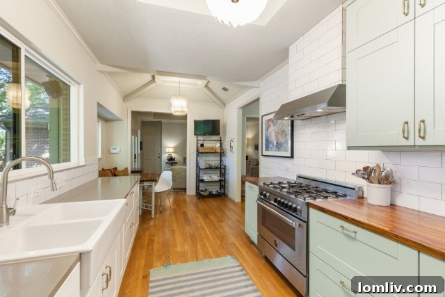 Spacious Dining Area Adjoining Kitchen in Open Concept Home