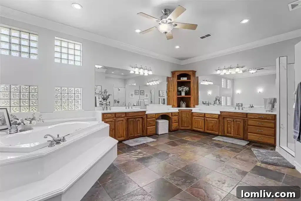 Serene Primary Suite Interior with Sophisticated Furnishings and Large Windows