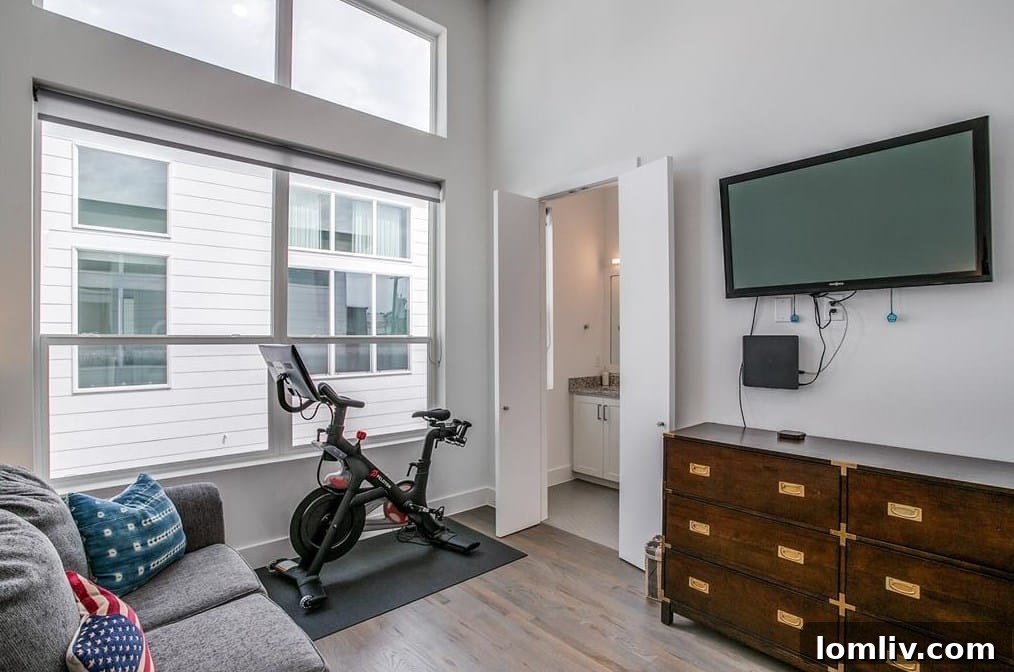 The Townhome That Captivates 11 Primary Bathroom with Dual Vanities and Walk-in Shower