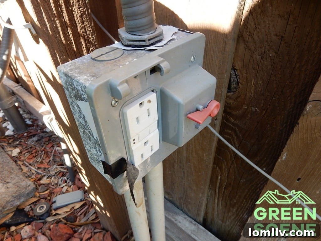 Damaged Outdoor Outlet Cover
