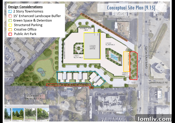 Standard-Shoreline site plan after community engagement