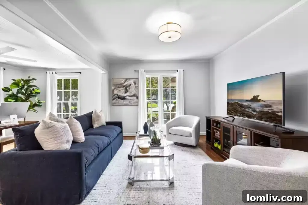 Cozy and inviting guest bedroom downstairs