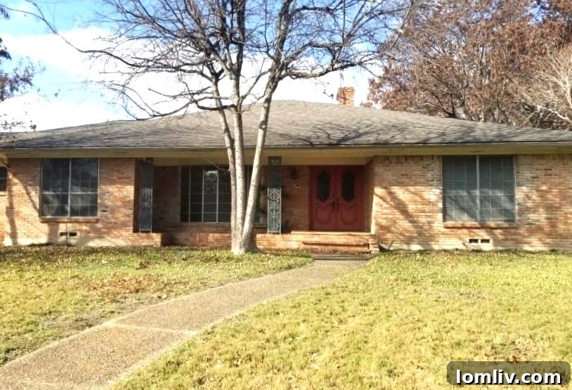 Exterior transformation of North Dallas luxury home