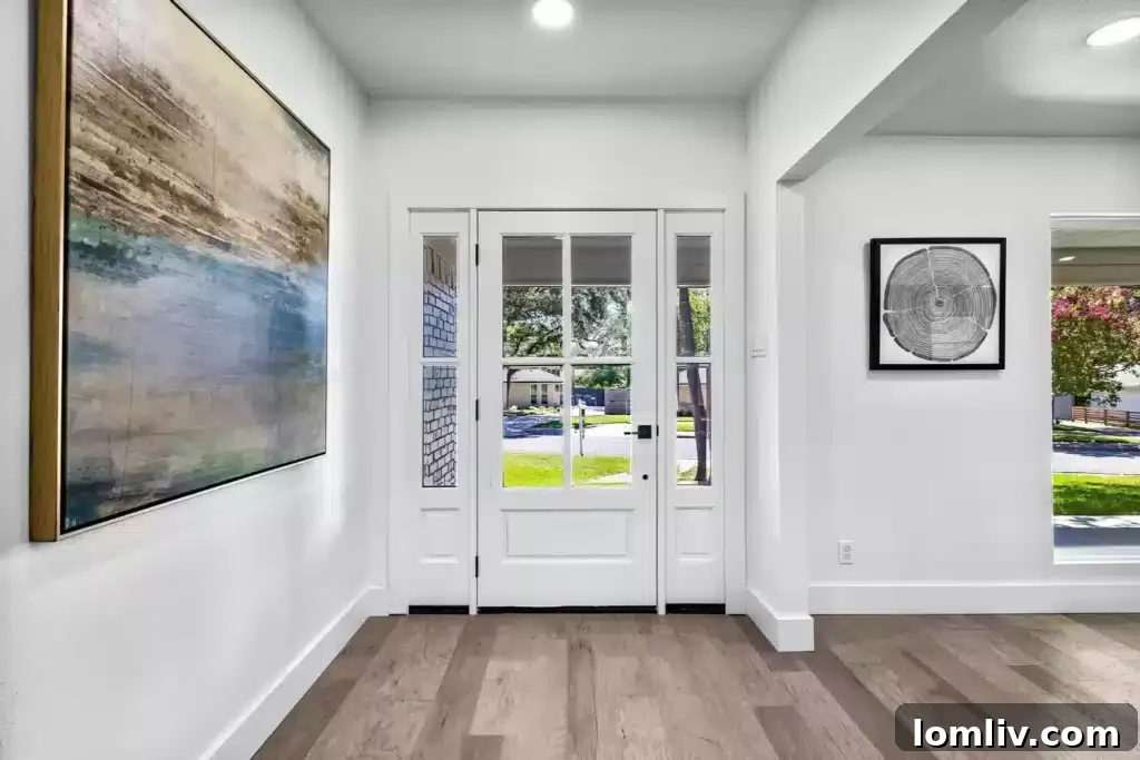 Modern exterior features of 7211 Tophill Lane