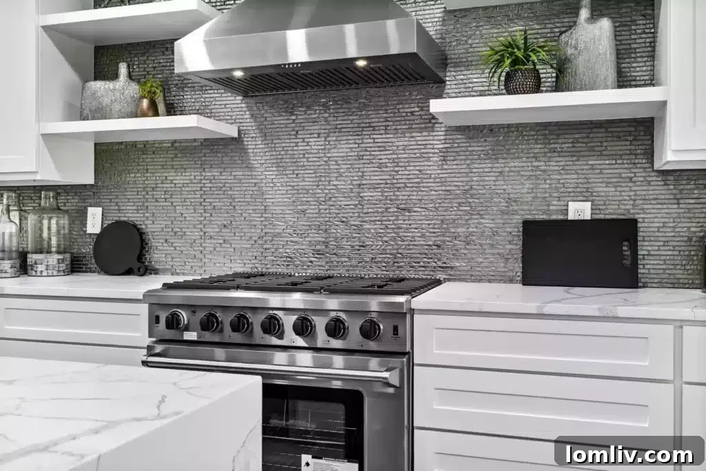 Gourmet kitchen with Quartz island