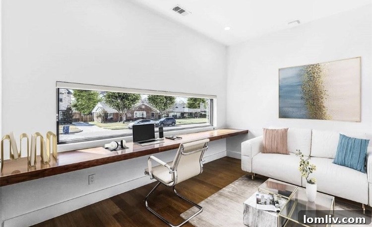 A different angle of 2606 Kimsey Drive, with a focus on its architectural details.