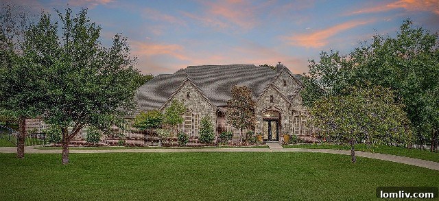 Luxury Home Front View near Benbrook Lake