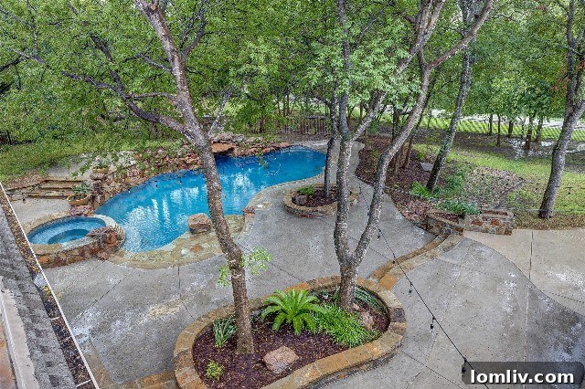 Private Swimming Pool and Outdoor Area at 8501 Drop Tine Drive