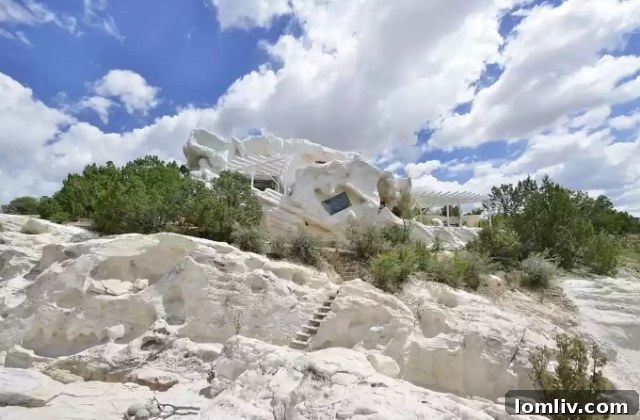 A Rock Solid Wonder Hidden in Plain Sight 4 Close-up of the rock house structure, showcasing unique integration with the environment